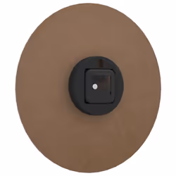 vidaXL Wall Clock with Luminous Scales and Pointers Round Wall Clock Yellow - Additional view 4