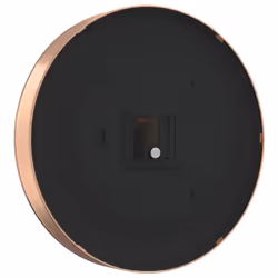 vidaXL Wall Clock Quartz Round Wall Clock Gold and Blue Polystyrene and Glass - Additional view 4
