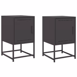 VidaXL 846447, Black, Steel, 360 mm, 390 mm, 605 mm, 2 pc(s)