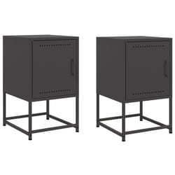 VidaXL 846447 nightstand/bedside table Black