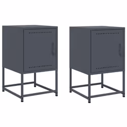 VidaXL 846451, Anthracite, Steel, 360 mm, 390 mm, 605 mm, 2 pc(s)