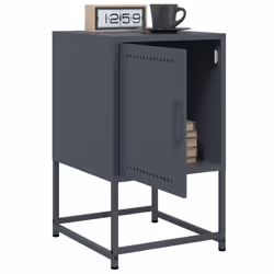 VidaXL 846451 nightstand/bedside table Anthracite - Additional view 4