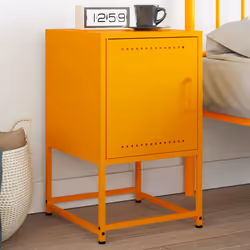 VidaXL 846452 nightstand/bedside table Yellow