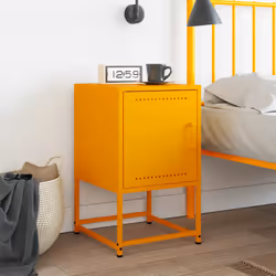 VidaXL 846452 nightstand/bedside table Yellow