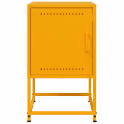 VidaXL 846452 nightstand/bedside table Yellow - Additional view 6