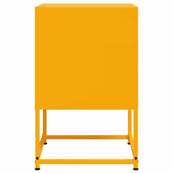 VidaXL 846452 nightstand/bedside table Yellow - Additional view 7