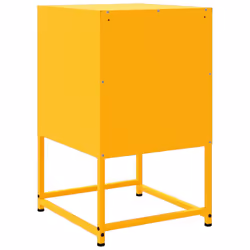 VidaXL 846452 nightstand/bedside table Yellow - Additional view 8