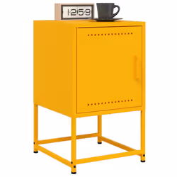VidaXL 846453 nightstand/bedside table Yellow