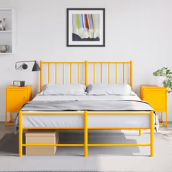 VidaXL 846453 nightstand/bedside table Yellow