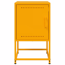 VidaXL 846453 nightstand/bedside table Yellow - Additional view 5