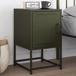 VidaXL 846455 nightstand/bedside table Olive