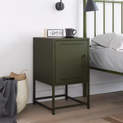 VidaXL 846455 nightstand/bedside table Olive