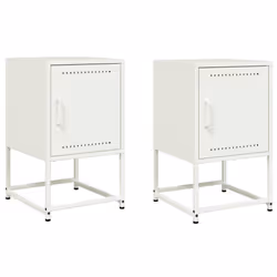 VidaXL 846457, White, Steel, 360 mm, 390 mm, 605 mm, 2 pc(s)