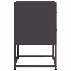 VidaXL 846458 nightstand/bedside table Black - Additional view 7
