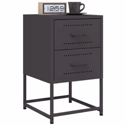 VidaXL 846459 nightstand/bedside table Black