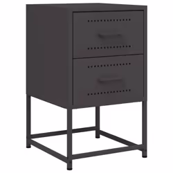 VidaXL 846459 nightstand/bedside table Black - Additional view 6