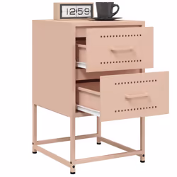 VidaXL 846460 nightstand/bedside table Pink - Additional view 4