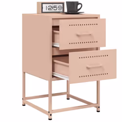 VidaXL 846461 nightstand/bedside table Pink - Additional view 4