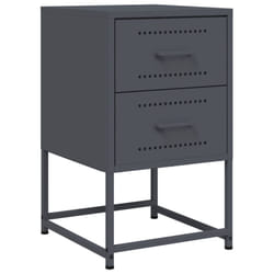 VidaXL 846462 nightstand/bedside table Anthracite