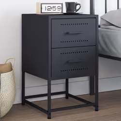 VidaXL 846462 nightstand/bedside table Anthracite