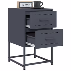 VidaXL 846462 nightstand/bedside table Anthracite - Additional view 5