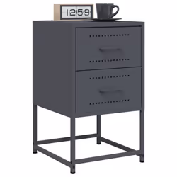 VidaXL 846463 nightstand/bedside table Anthracite