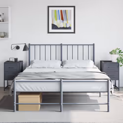 VidaXL 846463 nightstand/bedside table Anthracite