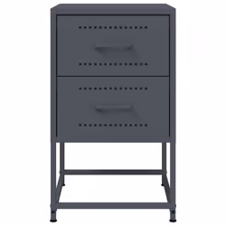 VidaXL 846463 nightstand/bedside table Anthracite - Additional view 5