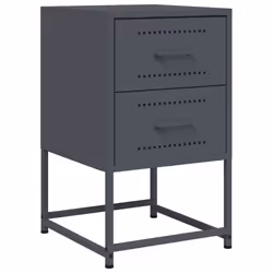 VidaXL 846463 nightstand/bedside table Anthracite - Additional view 6