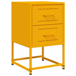 VidaXL 846464 nightstand/bedside table Yellow