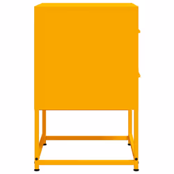 VidaXL 846464 nightstand/bedside table Yellow - Additional view 7