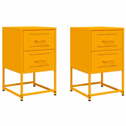 VidaXL 846465, Yellow, Steel, 360 mm, 390 mm, 605 mm, 2 pc(s)