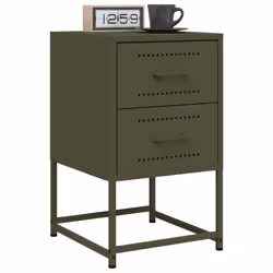 VidaXL 846466 nightstand/bedside table Olive - Additional view 4