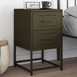 VidaXL 846467 nightstand/bedside table Olive