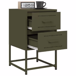 VidaXL 846467 nightstand/bedside table Olive - Additional view 5