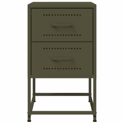 VidaXL 846467 nightstand/bedside table Olive - Additional view 6