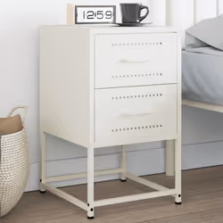 VidaXL 846469 nightstand/bedside table White
