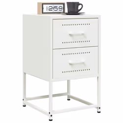 VidaXL 846469 nightstand/bedside table White - Additional view 4