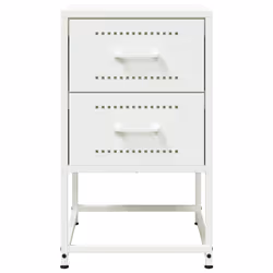 VidaXL 846469 nightstand/bedside table White - Additional view 6
