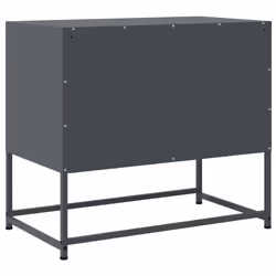 vidaXL TV Cabinet TV Stand Media TV Unit Entertainment Centre Anthracite Steel - Additional view 7