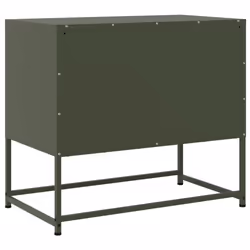 vidaXL TV Cabinet TV Stand TV Unit Entertainment Centre Olive Green Steel - Additional view 7