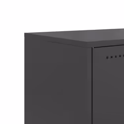 vidaXL TV Cabinet TV Stand Media Unit TV Unit Entertainment Centre Black Steel - Additional view 10