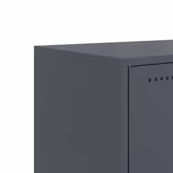 vidaXL TV Cabinet TV Stand Media TV Unit Entertainment Centre Anthracite Steel - Additional view 10