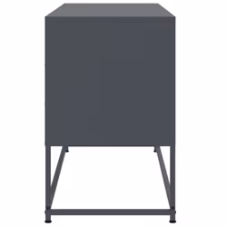 vidaXL TV Cabinet TV Stand Media TV Unit Entertainment Centre Anthracite Steel - Additional view 6