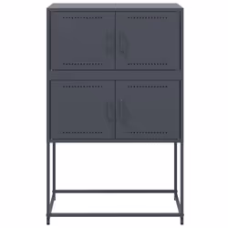 vidaXL Sideboard Storage Cupboard Side Cabinet Highboard Anthracite Steel - Additional view 5