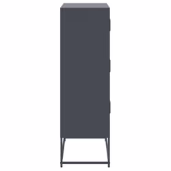 vidaXL Sideboard Storage Cupboard Side Cabinet Highboard Anthracite Steel - Additional view 6