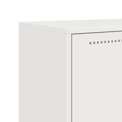 vidaXL Highboard Sideboard Side Cabinet Storage Organiser Cupboard White Steel - pink - Additional view 9