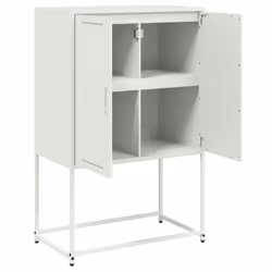 vidaXL TV Cabinet TV Stand Media TV Unit Entertainment Centre Black Steel - white - Additional view 8