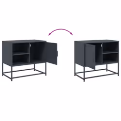 vidaXL TV Cabinet TV Stand TV Unit Media Cabinet Entertainment Centre Steel - pink - Additional view 8