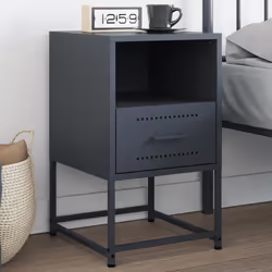 VidaXL 846558 nightstand/bedside table Anthracite